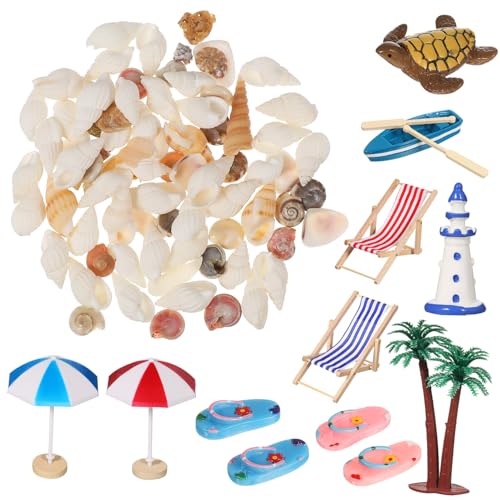 CIYODO Mini Strand Deko für Puppenhaus Teilig Realistische Mikrolandschaft mit Sandschaufel Mini Liegestuhl und Muschel Vielseitig Einsetzbare Dollhouse Accessories für Kreative CIYODO Mini Strand Deko für Puppenhaus Teilig Realistische Mikrolandschaft mit Sandschaufel Mini Liegestuhl und Muschel Vielseitig Einsetzbare Dollhouse Accessories für Kreative von CIYODO