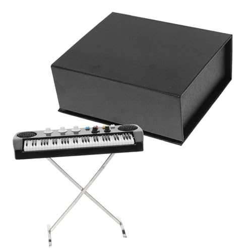 CIYODO Mini-Tastatur puppenhaus Musikinstrument dekor elektronische Tastatur für puppenhaus Kinderspielzeug Modelle Tastaturen Mini-Musikinstrument Mini- -elektronische Tastatur Holz von CIYODO