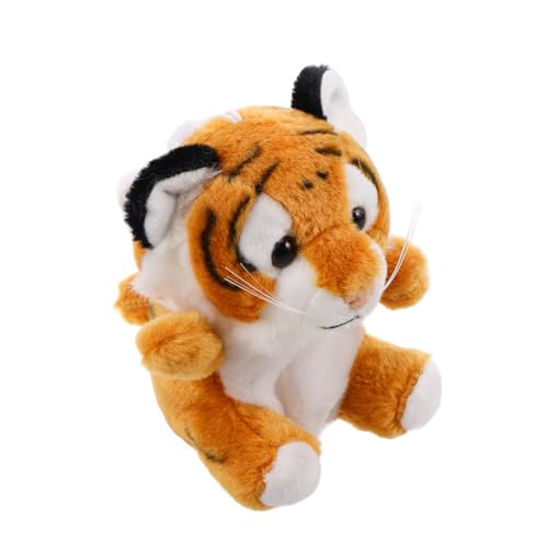 CIYODO Mini-Tiger-plüsch Kuscheltier-Set Mit Zootieren Meereskuscheltiere Kleine Stofftiere Tiger-hängeornament Realistische Kuscheltiere Plüsch-Zoo-Tiere Für Kinderzimmer von CIYODO
