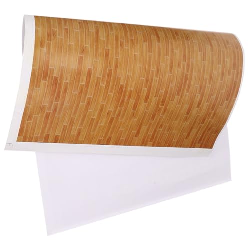 CIYODO Mini-hausboden-papierbogen, DIY-Miniatur-dielenbrett, Mini- -bodenaufkleber von CIYODO