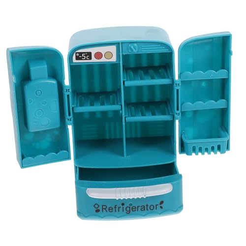CIYODO Mini-kühlschrank Für Puppenhäuser Miniaturmöbel Spielzeug-kühlschrank Puppenhaus-gefrierschrank Miniatur-küchendekor Spielküchenmöbel von CIYODO
