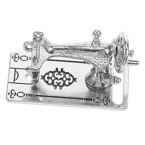 CIYODO Miniatur-nähmaschine Aus Legierung Kompakt Und Klein Für Modellbau Und Dekoration Stilvolles Retro-Design Für Tischstatue Und Geburtstagsgeschenk von CIYODO