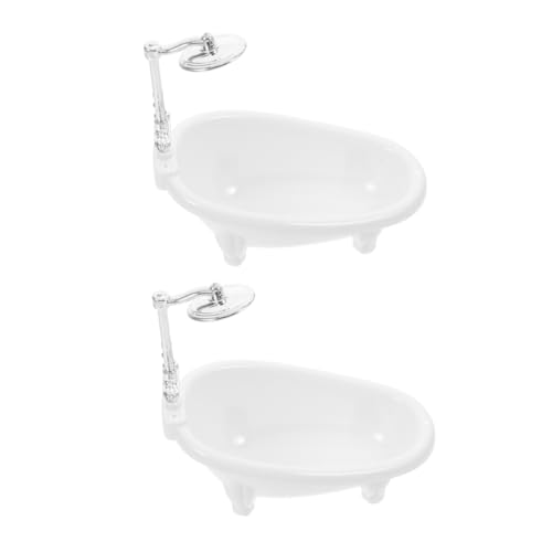 CIYODO Miniatur Badewanne Für Puppenhaus Weiße Badewannen Modelle Mit Dusche Badezimmermöbel Und Zubehör Für Puppenhaus CIYODO Miniatur Badewanne Für Puppenhaus Weiße Badewannen Modelle Mit Dusche Badezimmermöbel Und Zubehör Für Puppenhaus von CIYODO