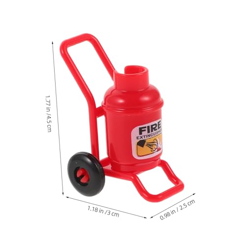 CIYODO Miniatur Feuerlöscher Für Puppenhäuser Dekorative Wohnungseinrichtung Feuerwehrzubehör Für Mini-landschaften Sicheres Und Praktisches Design Für Spielwelten von CIYODO