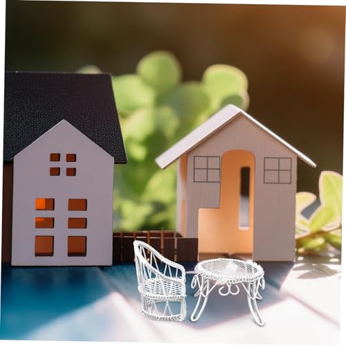 CIYODO Miniatur Gartenmöbel Set Kleines Miniatur Puppenhaus Möbel Set für Puppenhaus Deko Vielseitig Nutzbar als Dekoration und Fotorequisite CIYODO Miniatur Gartenmöbel Set Kleines Miniatur Puppenhaus Möbel Set für Puppenhaus Deko Vielseitig Nutzbar als Dekoration und Fotorequisite von CIYODO