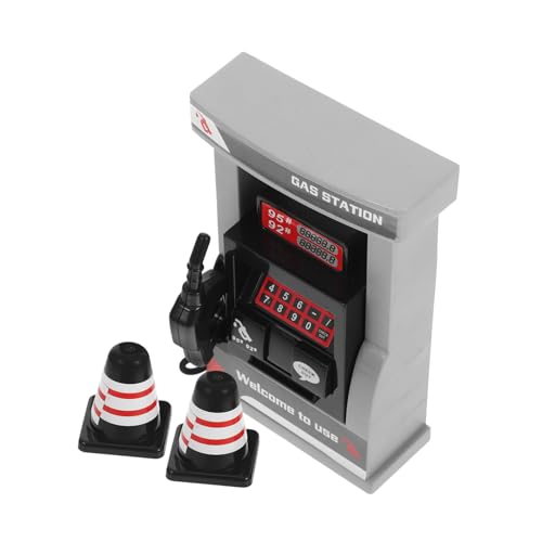 CIYODO Spielzeug Tankstellenmodell Multifunktionales Modell Mit Straßenkegel Realistisches Gebäudemodell Für Jungen Und Mädchen CIYODO Spielzeug Tankstellenmodell Multifunktionales Modell Mit Straßenkegel Realistisches Gebäudemodell Für Jungen Und Mädchen von CIYODO