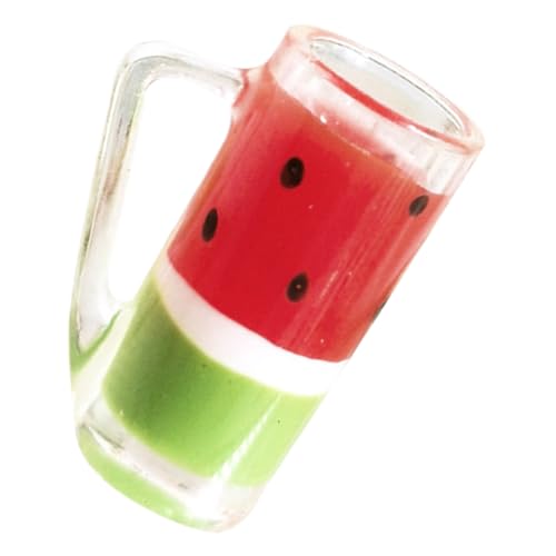 CIYODO Miniatur Getränkewasserflasche Modell Wassermelone für Puppenhaus Dekoration Mini Küche Zubehör für Lebendige Tischgestaltung CIYODO Miniatur Getränkewasserflasche Modell Wassermelone für Puppenhaus Dekoration Mini Küche Zubehör für Lebendige Tischgestaltung von CIYODO