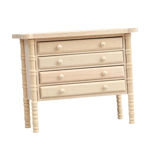 CIYODO Miniatur Holzschränkchen mit Schubladen für Puppenhaus Dekor Mehrschichtiges Aufbewahrungsmöbel Platzsparend Einfache Montage Geeignet für Puppenmöbel Zubehör und DIY Modelle CIYODO Miniatur Holzschränkchen mit Schubladen für Puppenhaus Dekor Mehrschichtiges Aufbewahrungsmöbel Platzsparend Einfache Montage Geeignet für Puppenmöbel Zubehör und DIY Modelle von CIYODO