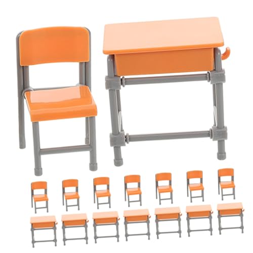 CIYODO Miniatur Klassenzimmer Möbel Set Stabile Miniatur Puppenhaus Möbel Vielseitig für Puppenhaus Klassenzimmer und Arbeitszimmer für Sammler CIYODO Miniatur Klassenzimmer Möbel Set Stabile Miniatur Puppenhaus Möbel Vielseitig für Puppenhaus Klassenzimmer und Arbeitszimmer für Sammler von CIYODO