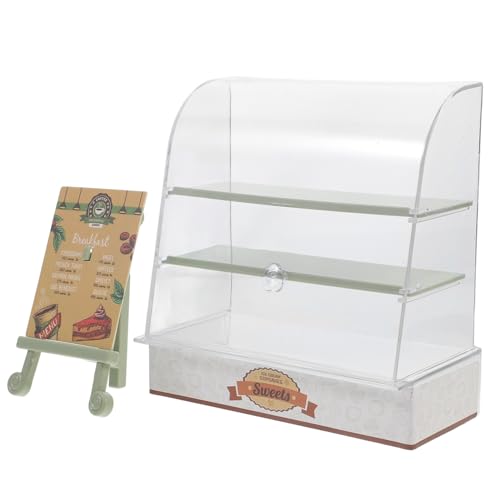 CIYODO Miniatur-Kuchenaufbewahrung für Jungen und Mädchen -Miniatur-Puppenhaus Mini-Kuchenvitrine Miniaturmöbel grünes Puppenhaus- CIYODO Miniatur-Kuchenaufbewahrung für Jungen und Mädchen -Miniatur-Puppenhaus Mini-Kuchenvitrine Miniaturmöbel grünes Puppenhaus- von CIYODO