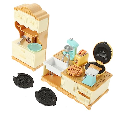 CIYODO Miniatur Küchenzubehör Set Kleine Puppenhaus Küchenutensilien Detailreiche Miniaturmöbel Langlebiges Sicheres Material für Spiel und Miniaturhaus Dekoration von CIYODO