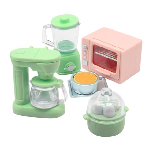 CIYODO Miniatur Küchenzubehör Teilig aus Langlebigem Realistische Details mit Ofen Kaffeemaschine Eierkocher Puppenhaus Dekoration von CIYODO