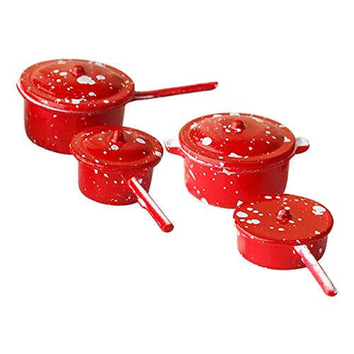 CIYODO Miniatur Küchenzubehör Teiliges Set Mini Pfanne Suppentopf Milchtopf Puppenhaus Deko Realistisch Glatte Oberfläche Pädagogisch Kreativ CIYODO Miniatur Küchenzubehör Teiliges Set Mini Pfanne Suppentopf Milchtopf Puppenhaus Deko Realistisch Glatte Oberfläche Pädagogisch Kreativ von CIYODO
