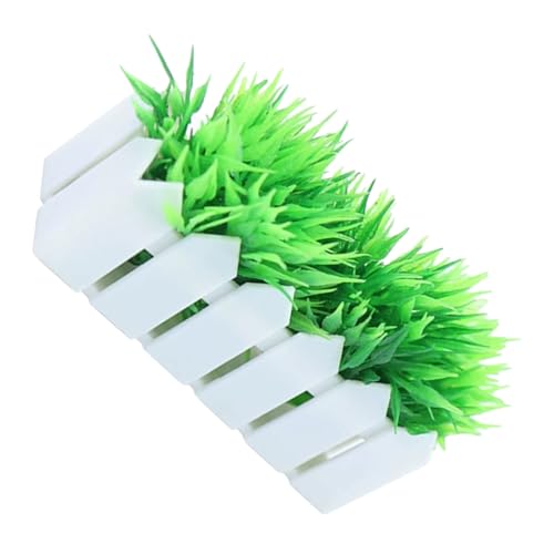 CIYODO Miniatur Pflanzzaun für Puppenhaus Künstliche Balkon Blumenkasten Realistische Mini-sukkulente Pflegeleichte Deko Lebensechte Simulation für Spielhaus von CIYODO