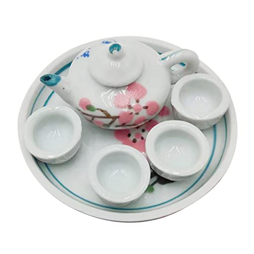 CIYODO Miniatur Porzellan Teeservice Spielküche Zubehör Kindgerechtes Spielgeschirr für Puppenhaus Dekoration Leichtes Realistisches Tee Set für Fantasievolles Zufällige Farbe CIYODO Miniatur Porzellan Teeservice Spielküche Zubehör Kindgerechtes Spielgeschirr für Puppenhaus Dekoration Leichtes Realistisches Tee Set für Fantasievolles Zufällige Farbe von CIYODO