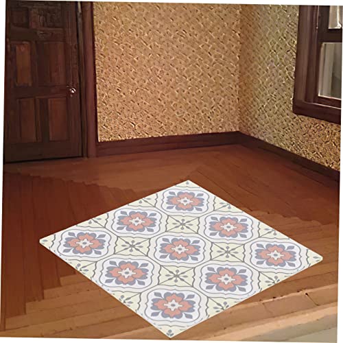 CIYODO Miniatur Puppenhaus Zubehör Acryl Bodenfliese Bruchsicher Langlebig Kreative Mini Fußboden Deko für DIY Zimmergestaltung von CIYODO