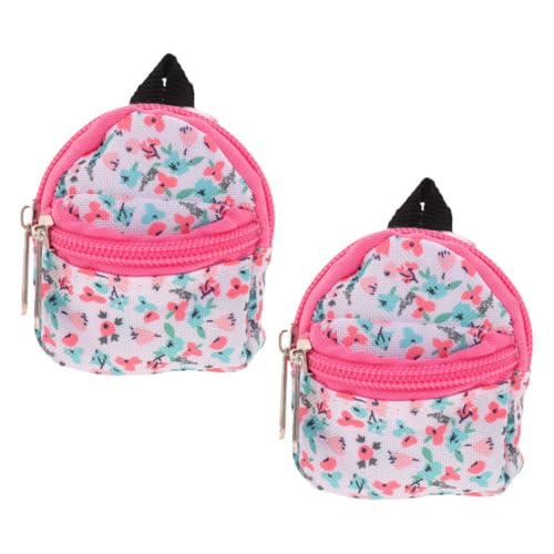 CIYODO Miniatur Rucksack Für Puppen Mit Reißverschluss Süßer Schulrucksack Für Puppen Puppenzubehör Für Rollenspiele Und Reisen Blumenmuster CIYODO Miniatur Rucksack Für Puppen Mit Reißverschluss Süßer Schulrucksack Für Puppen Puppenzubehör Für Rollenspiele Und Reisen Blumenmuster von CIYODO
