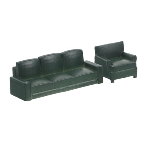 CIYODO Miniatur-Sofa Maßstab Miniaturmöbel aus Harz für Puppenhaus Mini Raumdekoration Leicht Tragbar Kreative DIY Requisiten von CIYODO