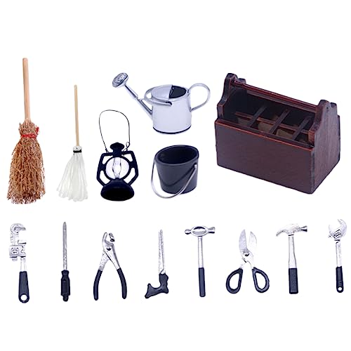 CIYODO Zubehör Werkzeugkasten Set Werkzeugkasten Set 14 Teiliges Zubehör Für Puppenhaus Werkzeug Für Tiny Houses Toolbox Für Kreative Szenen Und Reparaturen CIYODO Zubehör Werkzeugkasten Set Werkzeugkasten Set 14 Teiliges Zubehör Für Puppenhaus Werkzeug Für Tiny Houses Toolbox Für Kreative Szenen Und Reparaturen von CIYODO