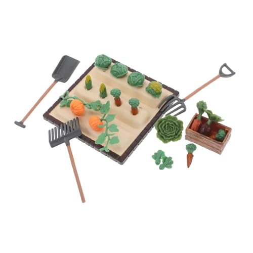 CIYODO Miniatur-gemüsegarten-Set Mit Schaufeln Und Rechen Mini-Werkzeuge Aus Kunststoff Für Die Puppenhausdekoration Im Freien Mini-Bauernhof-zubehör-Spielzeug CIYODO Miniatur-gemüsegarten-Set Mit Schaufeln Und Rechen Mini-Werkzeuge Aus Kunststoff Für Die Puppenhausdekoration Im Freien Mini-Bauernhof-zubehör-Spielzeug von CIYODO