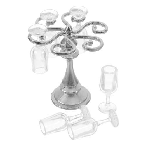 CIYODO Miniatur-weingläserständer, Puppenhaus, Kunststoff, Mini-weinbecher, Winziger Stielglashalter, Modell Für Mikrolandschaft, Küche, Esstischdekoration CIYODO Miniatur-weingläserständer, Puppenhaus, Kunststoff, Mini-weinbecher, Winziger Stielglashalter, Modell Für Mikrolandschaft, Küche, Esstischdekoration von CIYODO