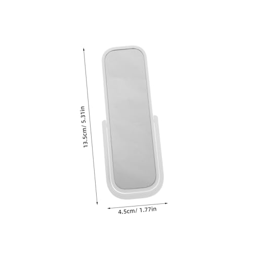 CIYODO Miniature Full Floor Standing Mirror Weiß für DIY Craft Mini Haus Wohnzimmer Schlafzimmer Puppenhaus Zubehör von CIYODO