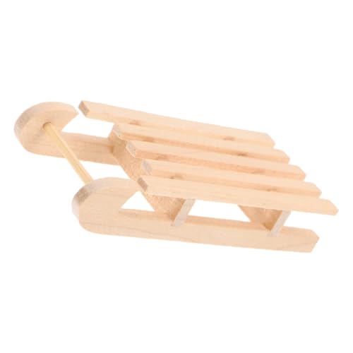 CIYODO Miniature Holzschlitten für Weihnachtsdeko DIY Schlitten Modell für Puppenhaus Kreative Gestaltung Sicheres Holzspielzeug Festliche CIYODO Miniature Holzschlitten für Weihnachtsdeko DIY Schlitten Modell für Puppenhaus Kreative Gestaltung Sicheres Holzspielzeug Festliche von CIYODO