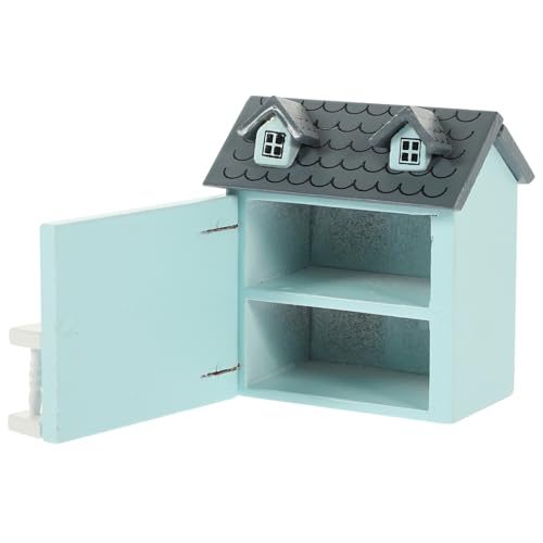 CIYODO Miniaturvilla Modell Holz Niedliches Kleines Hausornament Wetterbeständig Verarbeitung Lebensechte Puppenhaus Dekoration für Dollhouse Spiel und Szene von CIYODO