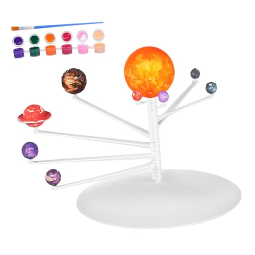 CIYODO Modellbau Solar System Kit Astronomie Planet Modell Für Lernprojekte Und Raumdekoration Farbige Planeten Für Erwachsene von CIYODO