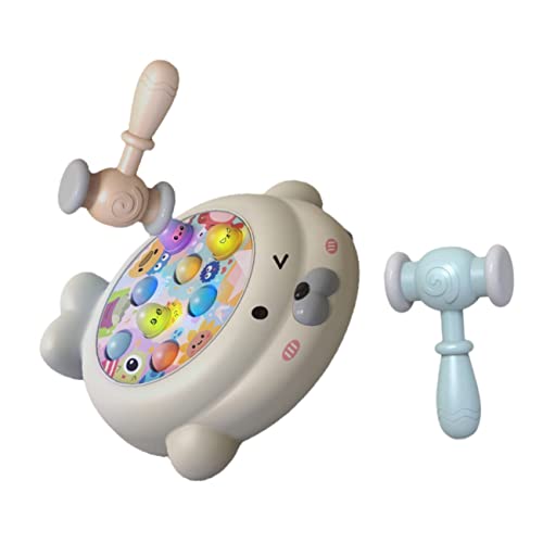 CIYODO Mole Attack für Kleinkinder Jahre Kreatives Hammerspiel mit Holzhammern Sicher Glatte Oberfläche Fördert Hand Auge koordination und Armkraft Robust und Stoßfest von CIYODO