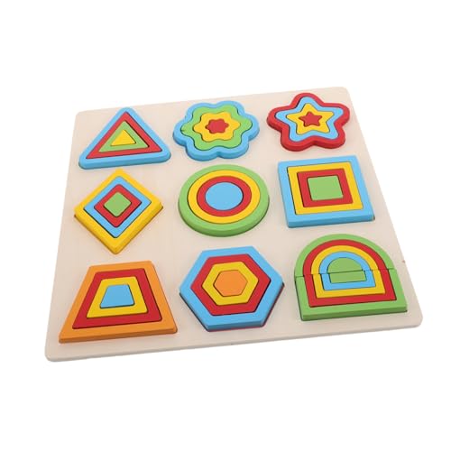 CIYODO Montessori Holzform-Puzzle mit Geometrischen Formen Farbenfrohes Steckbrett für Kleinkinder Fördert Feinmotorik Kognitive Entwicklung und Farbsortierung Sicheres Lernspielzeug für CIYODO Montessori Holzform-Puzzle mit Geometrischen Formen Farbenfrohes Steckbrett für Kleinkinder Fördert Feinmotorik Kognitive Entwicklung und Farbsortierung Sicheres Lernspielzeug für von CIYODO