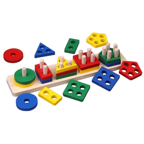 CIYODO Montessori Holzspielzeug Set Teiliges Buntes Sortierspiel für Junge Mädchen Motorikfördernd Farberkennend Sicher und Langlebig Lernspielzeug für Kleinkinder Ab Jahr CIYODO Montessori Holzspielzeug Set Teiliges Buntes Sortierspiel für Junge Mädchen Motorikfördernd Farberkennend Sicher und Langlebig Lernspielzeug für Kleinkinder Ab Jahr von CIYODO