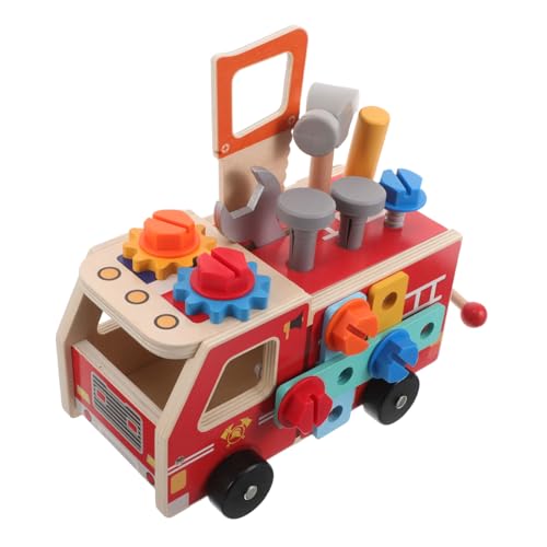 CIYODO Montessori Stem Lernspielzeug mit Echtholz Robustes Konstruktionsauto Fördert Feinmotorik Hand Auge Koordination und Kreatives CIYODO Montessori Stem Lernspielzeug mit Echtholz Robustes Konstruktionsauto Fördert Feinmotorik Hand Auge Koordination und Kreatives von CIYODO