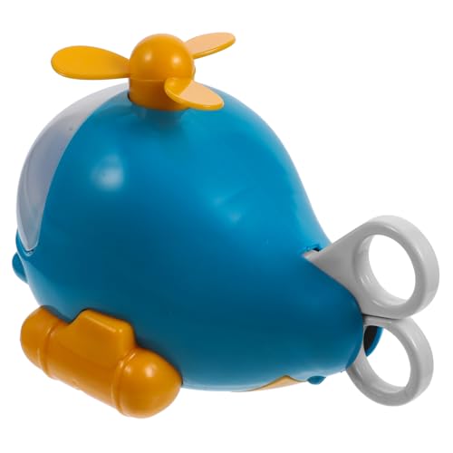 CIYODO Multifunktionales DIY Schulset Schreibwaren Flugzeugform Lernspielzeug Blau mit Bleistift Anspitzer Radiergummi Schere Hefter Lineal von CIYODO