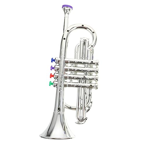 CIYODO Tragbares Trompetenspielzeug Für Kinder Musikalische Trompete Trompeten Kunststoff-Imitation Trompeten Bühnen-Performance-Requisite von CIYODO