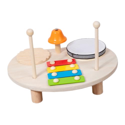 CIYODO Musikinstrument Holzschlagzeug Xylophon für Lustiges Musikspielzeug für Kreative Entwicklung Einfach zu Bedienen für Cosplay und Unterhaltung Sicher und Tragbar von CIYODO