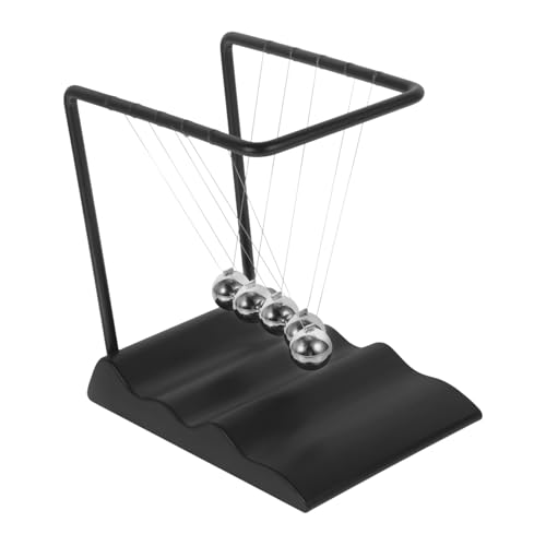 CIYODO Newton Billardkugel Ornament Für Erwachsene Newton Pendelkugeln Newton Pendel Wissenschaftspendel Stahl Physik Lernspielzeug Psychologie Dekoration Perpetuum Mobile von CIYODO