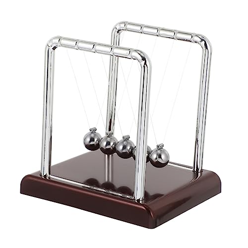 CIYODO Newton Schwingt Den Ball Newton-Kugeln Physikalisches Energieeinsparungsmodell Perpetuum Mobile Schreibtischspielzeug Wiege Newton Wiegenpendel Newton-billardkugeln Metall von CIYODO