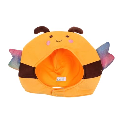 CIYODO Niedlicher Bienenhut aus Plüsch Cosplay Kopfbedeckung für Fotos und Kostümparty Unisex Design für Erwachsene und Weiches und Warmes Material Requisite für Kreative Auftritte CIYODO Niedlicher Bienenhut aus Plüsch Cosplay Kopfbedeckung für Fotos und Kostümparty Unisex Design für Erwachsene und Weiches und Warmes Material Requisite für Kreative Auftritte von CIYODO