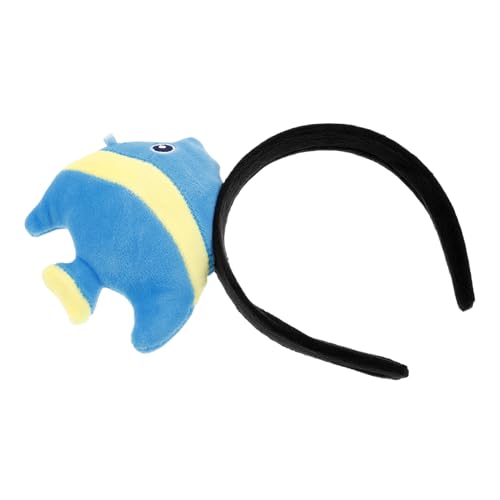 CIYODO Niedlicher Fisch Haarreifen für Erwachsene Weiches Komfortables Stirnband im Tropenfisch Design für Kostüme Partys und Fotoshootings Lustige Dekorative Kopfband für Halloween und von CIYODO