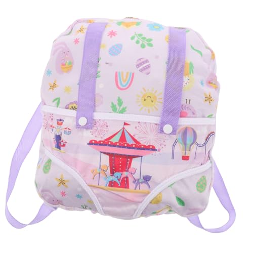 CIYODO Niedlicher Rucksack für Puppen Verstellbarer Puppentragerucksack für Aufbewahren von Puppenzubehör für Szenen im Freien CIYODO Niedlicher Rucksack für Puppen Verstellbarer Puppentragerucksack für Aufbewahren von Puppenzubehör für Szenen im Freien von CIYODO