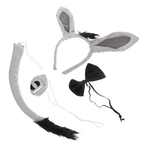 CIYODO Niedliches Esel Ohren Haarband für Halloween Karneval Tierkostüm Zubehör Leichtes Bequemes Kostüm Accessoire für Fasnachts und Themenpartys CIYODO Niedliches Esel Ohren Haarband für Halloween Karneval Tierkostüm Zubehör Leichtes Bequemes Kostüm Accessoire für Fasnachts und Themenpartys von CIYODO