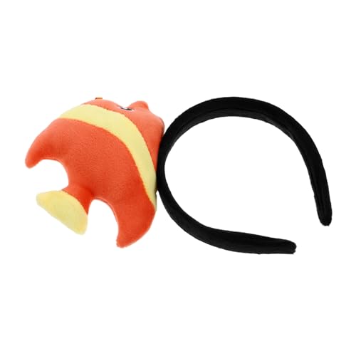 CIYODO Niedliches Fisch Stirnband für Cosplay und Partys Weicher Bequemer Haarreif mit Tropischem Fischdesign für Fotoshootings und Veranstaltungen Geeignet für Erwachsene von CIYODO