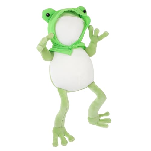 CIYODO Niedliches Plüschtier Frosch 45 cm Plüsch Stofftier Entzückende Tierpuppe Dekoratives Spielzeug Für Das Sofa von CIYODO