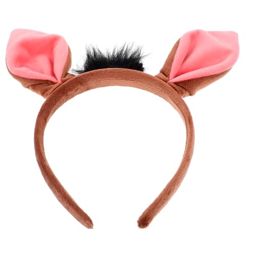 CIYODO Niedliches Warzenschwein Ohr Stirnband Leichtes Tierohren Haarband für Karneval Cosplay Themenpartys und Festliche Verkleidungen CIYODO Niedliches Warzenschwein Ohr Stirnband Leichtes Tierohren Haarband für Karneval Cosplay Themenpartys und Festliche Verkleidungen von CIYODO