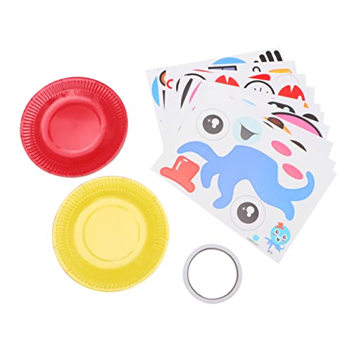 CIYODO Papiertablett Zeichenmaterial Paket Kinderspielzeug Kleinkind Aufkleber DIY Handmalerei Spielzeugtablett Aufkleber Spielzeugtablett Malerei Handgefertigte Papiertablett Aufkleber von CIYODO