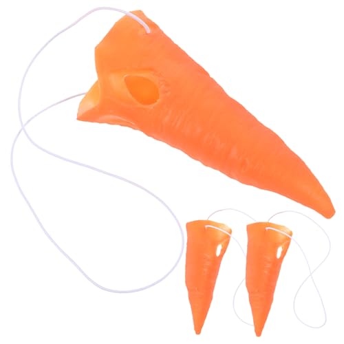 CIYODO 3-teiliges Karottennasen-set Für Schneemann Cosplay Weihnachtsdeko Party-zubehör CIYODO 3-teiliges Karottennasen-set Für Schneemann Cosplay Weihnachtsdeko Party-zubehör von CIYODO