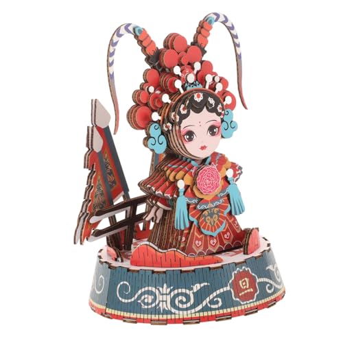 CIYODO Peking Opern Puzzle für DIY Papierkunst Puzzle mit Weiblichem Traditionelles Chinesisches Kulturspielzeug zur Kognitiver Fähigkeiten und Kultureller Entdeckung von CIYODO