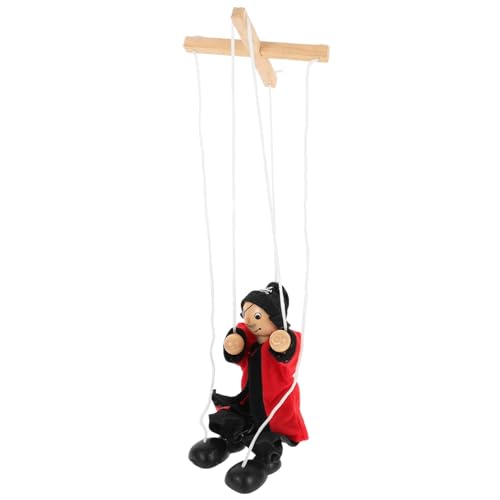 CIYODO Piraten Marionettenpuppe für Interaktive Fadenpuppe aus Holz Kreatives Fingerbeweglichkeit Lustige Dekoration für Zuhause und Puppentheater Zufälliger Stil von CIYODO