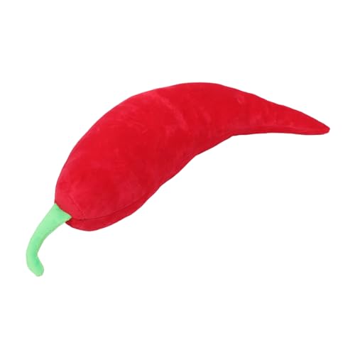 CIYODO Plüsch Chili für Realistisches Obst und Gemüse für Rollenspiele im Supermarkt Kognitive Attraktion für Jungen und Mädchen Weiches Kuscheliges Design für Kreatives CIYODO Plüsch Chili für Realistisches Obst und Gemüse für Rollenspiele im Supermarkt Kognitive Attraktion für Jungen und Mädchen Weiches Kuscheliges Design für Kreatives von CIYODO